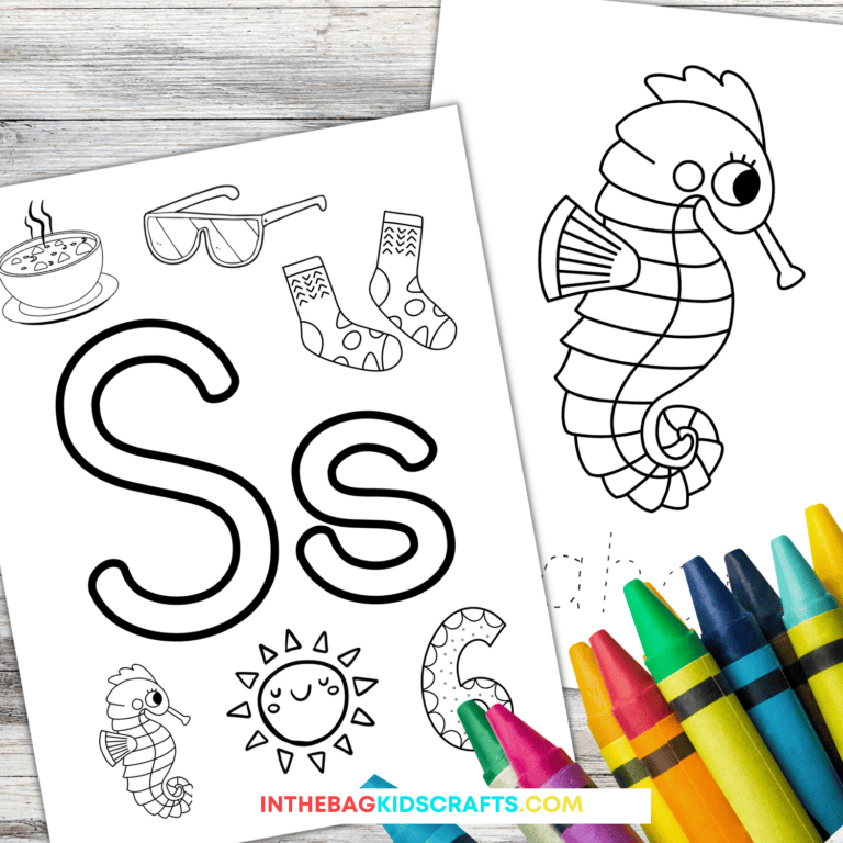 Letter S Coloring Pages