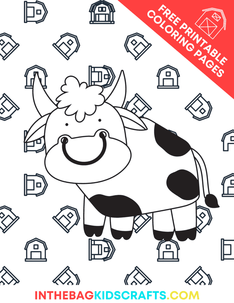 Cow Coloring Page 