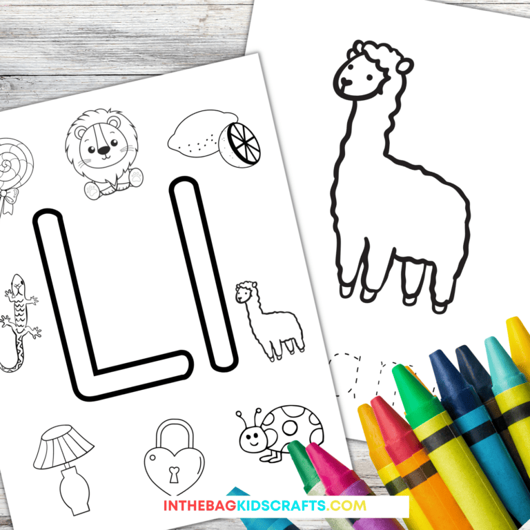 letter l alphabet coloring pages