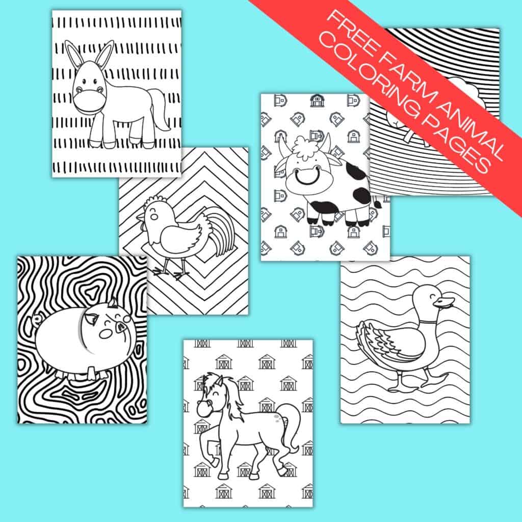 Farm Coloring Pages 