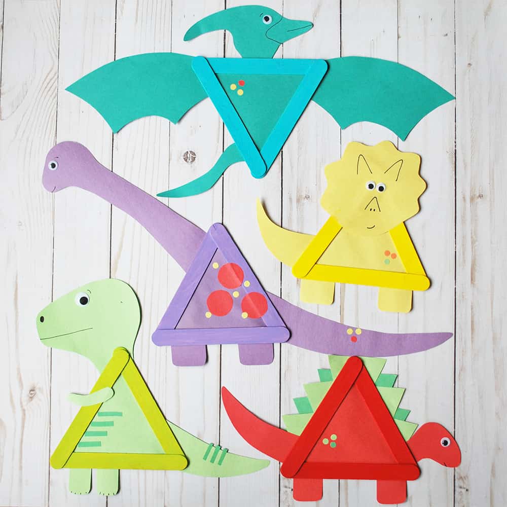 EASY DINOSAUR KIDS CRAFTS