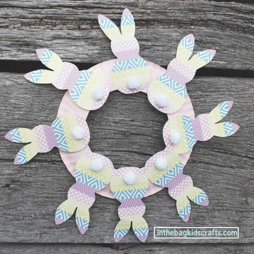 Paper Easter Wreath