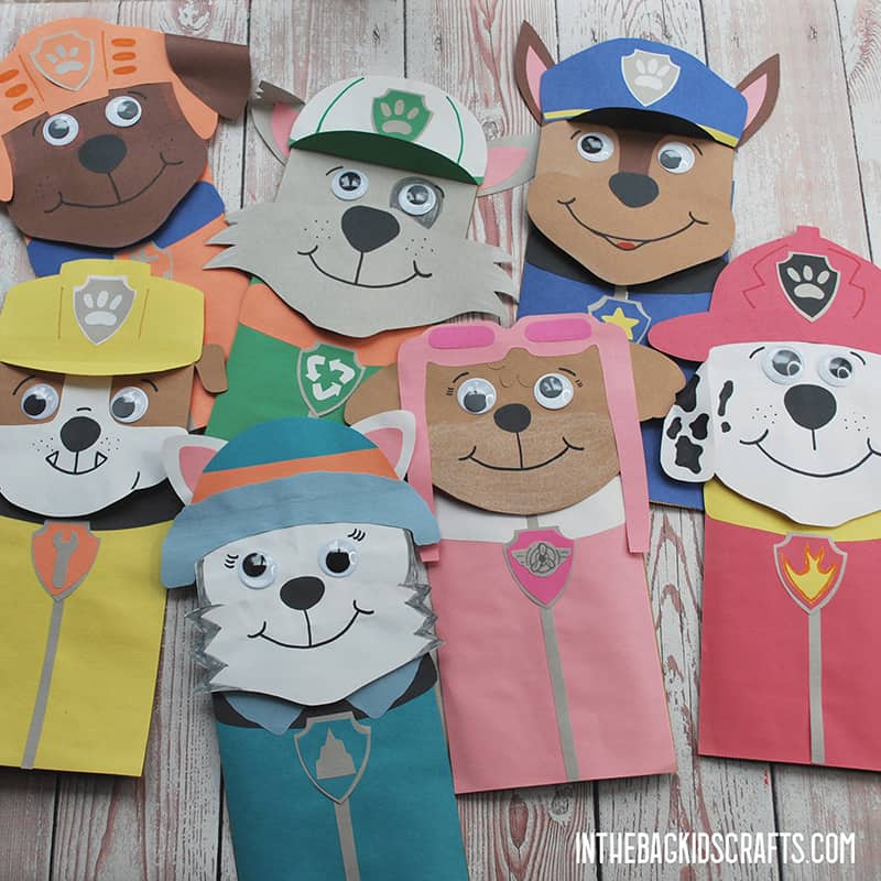 PAW PATROL PAPER CRAFTS