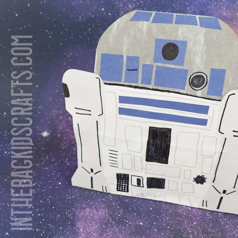 R2D2 Craft for kids