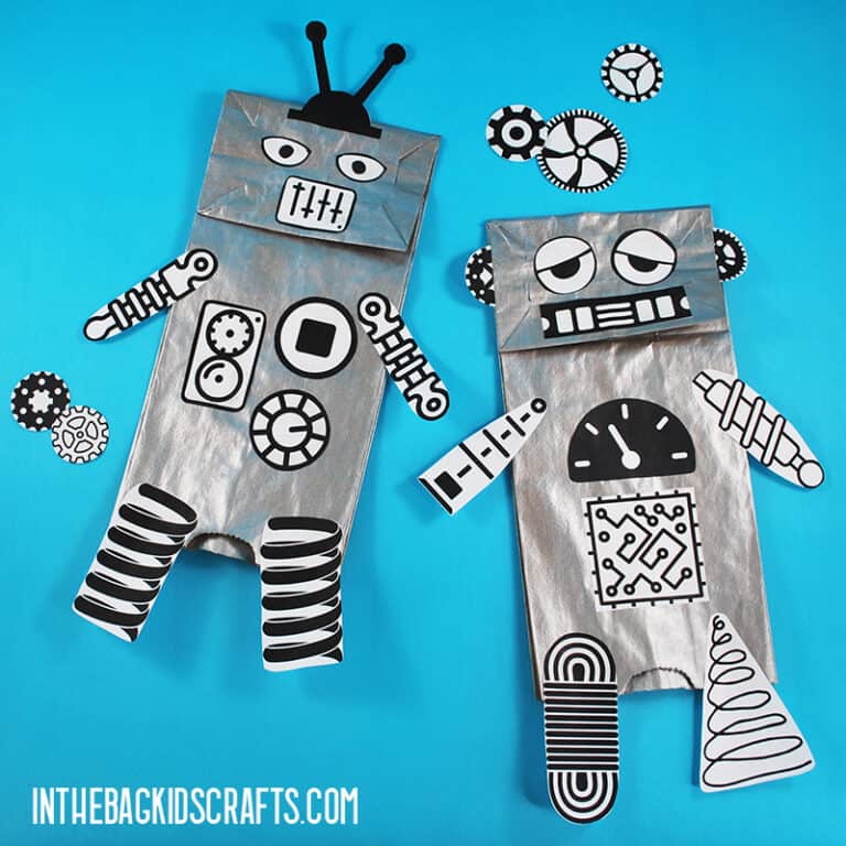 PRINTABLE ROBOT CRAFT FOR KIDS