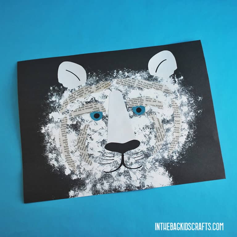 EASY PAPER TIGER CRAFT FOR KIDS