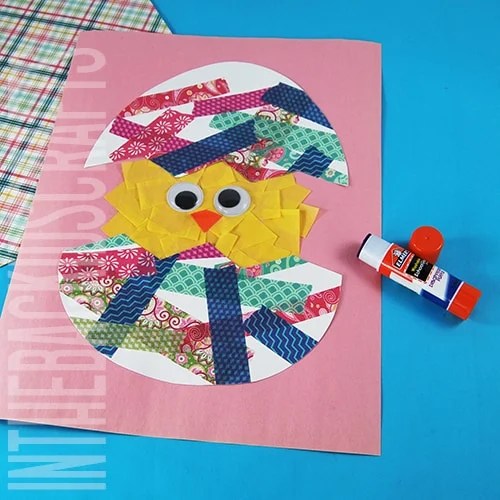 Easter Chick Craft Step 4