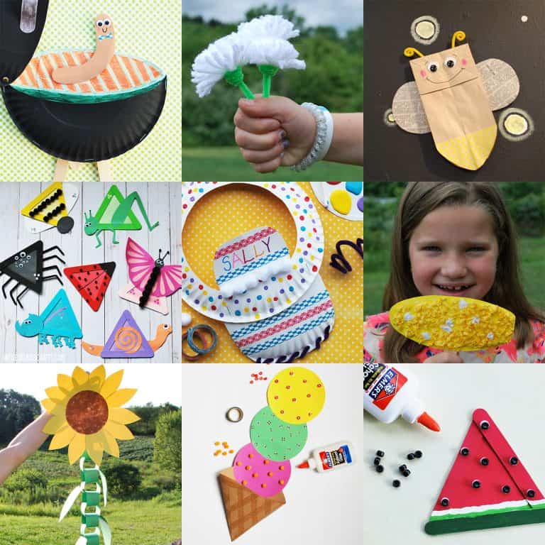 EASY SUMMER CRAFTS FOR KIDS
