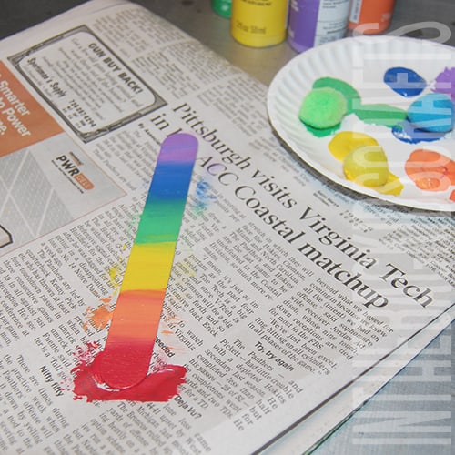 Saint Patrick's Day Craft bookmarks step 1