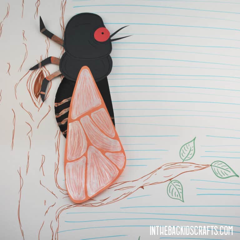 CICADA CRAFT FOR KIDS