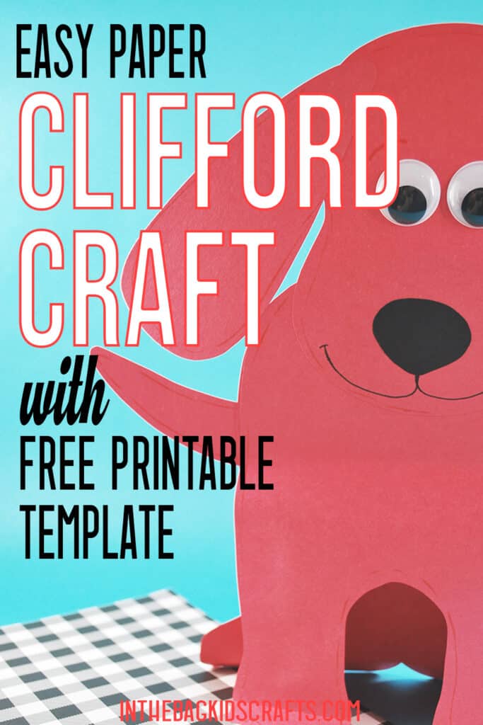 CLIFFORD THE BIG RED DOG CRAFT PINTEREST IMAGE 