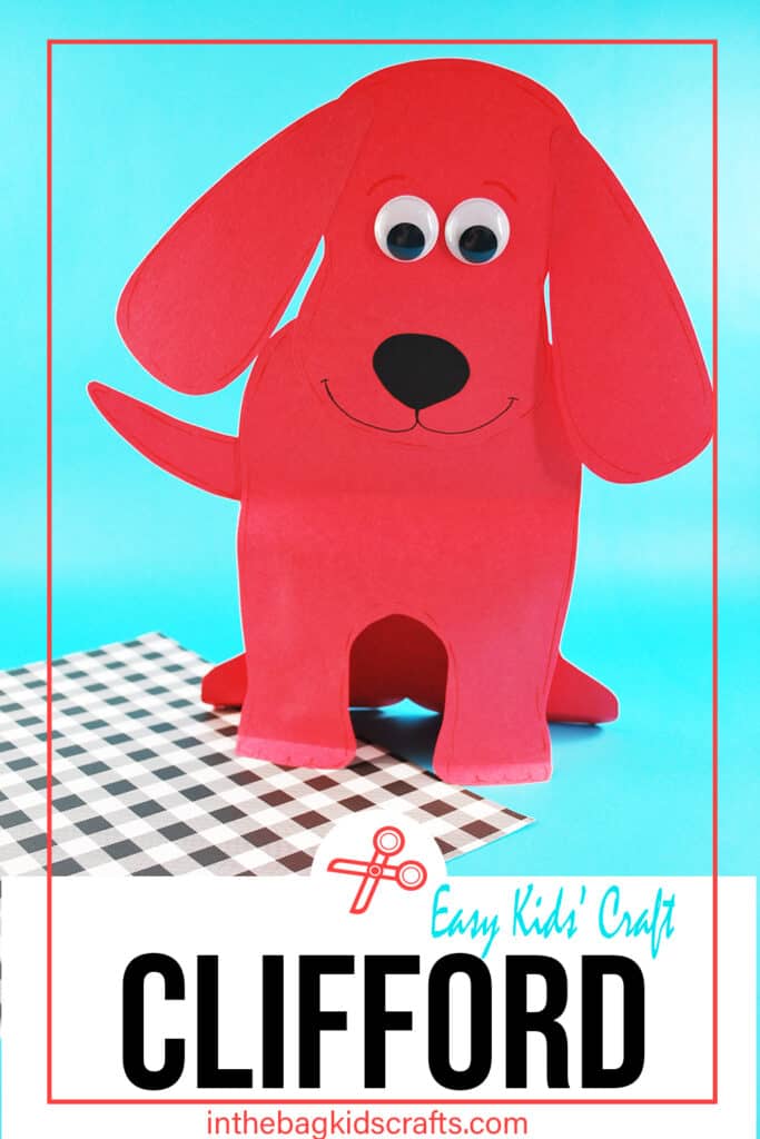 CLIFFORD CRAFT FOR KIDS PINTEREST IMAGE 