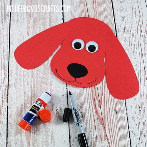 CLIFFORD THE BIG RED DOG CRAFT STEP 3
