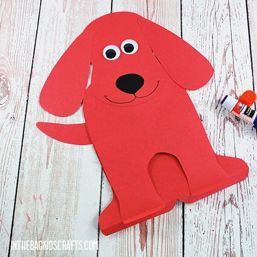 CLIFFORD THE BIG RED DOG CRAFT STEP 4