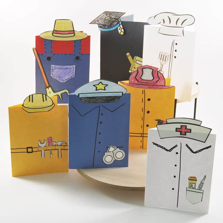 community helpers activity for kids printable cards