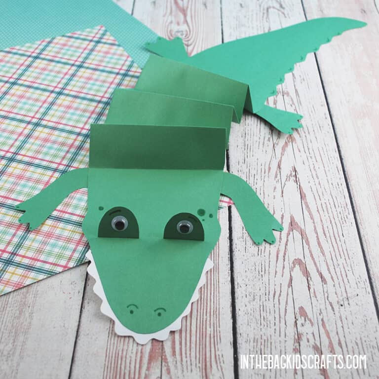 PAPER CROCODILE CRAFT