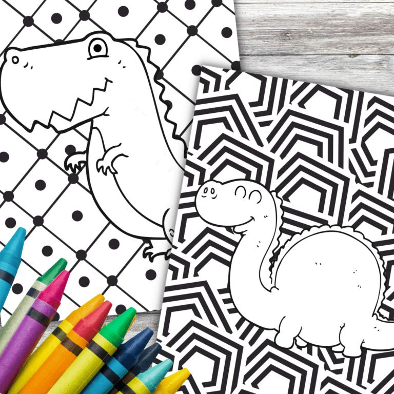FREE DINOSAUR COLORING PAGES FOR KIDS