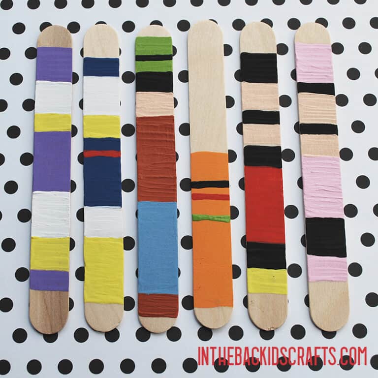 DISNEY POPSICLE STICK BOOKMARKS