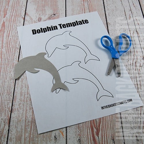 Easy Dolphin Craft Activity Step 3