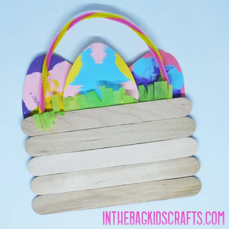 Popsicle Stick Easter Craft