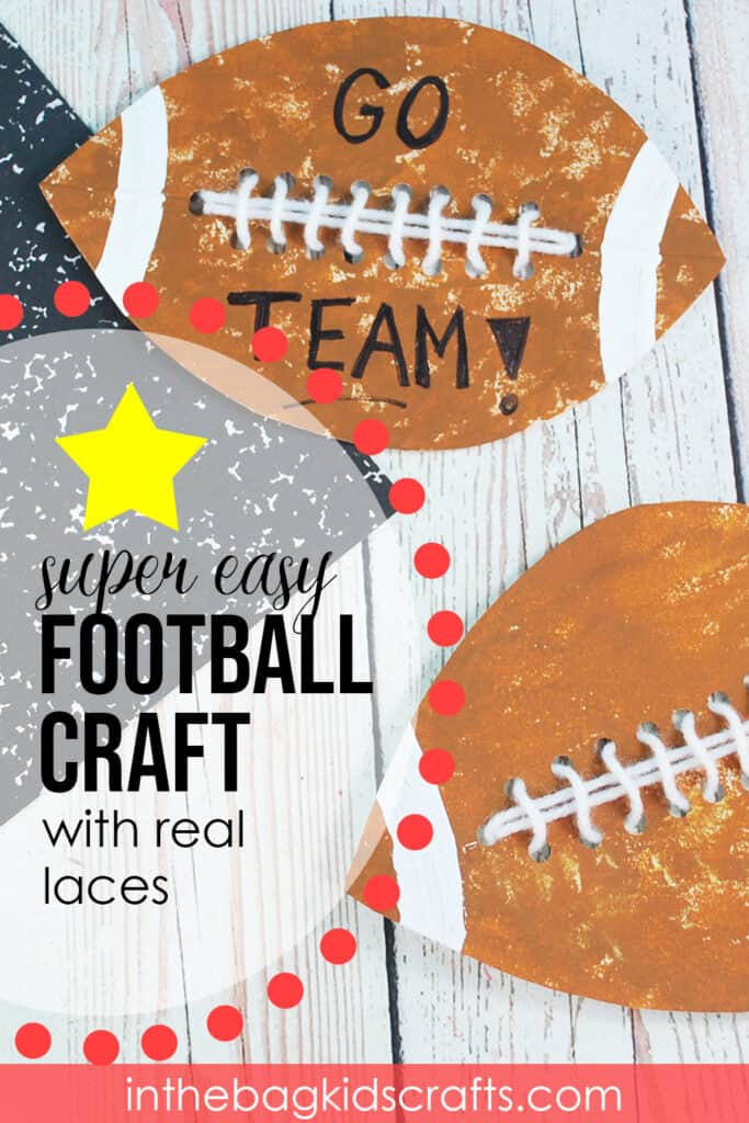 PAPER PLATE FOOTBALL CRAFT 