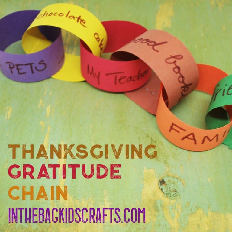 Thanksgiving Craft Gratitude Chain