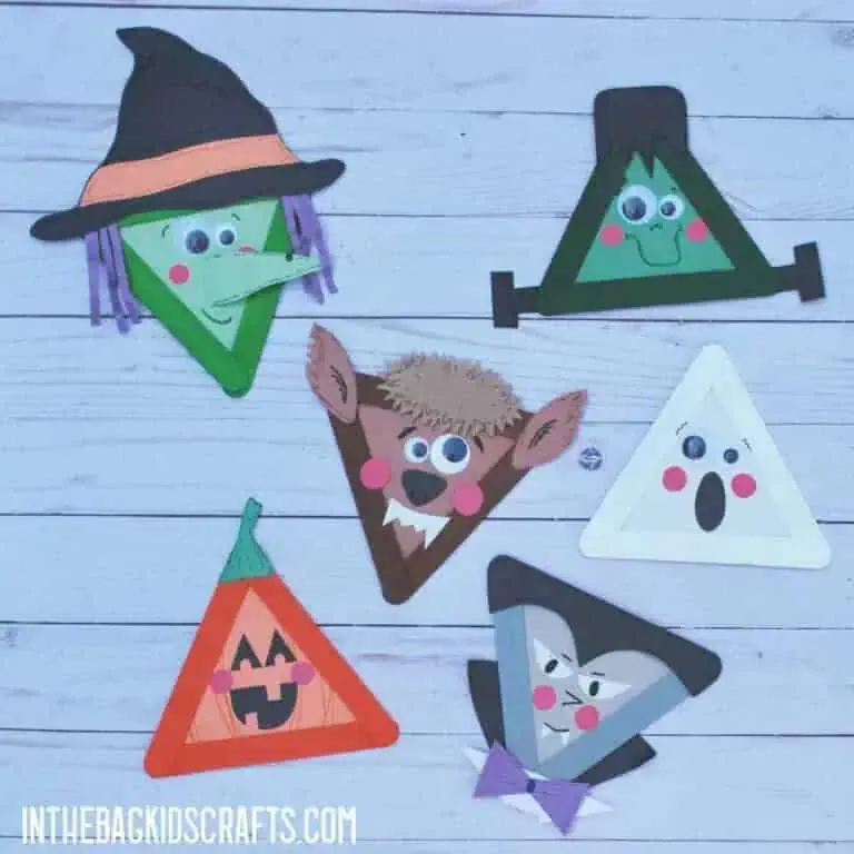 HALLOWEEN MONSTER ARTS AND CRAFTS