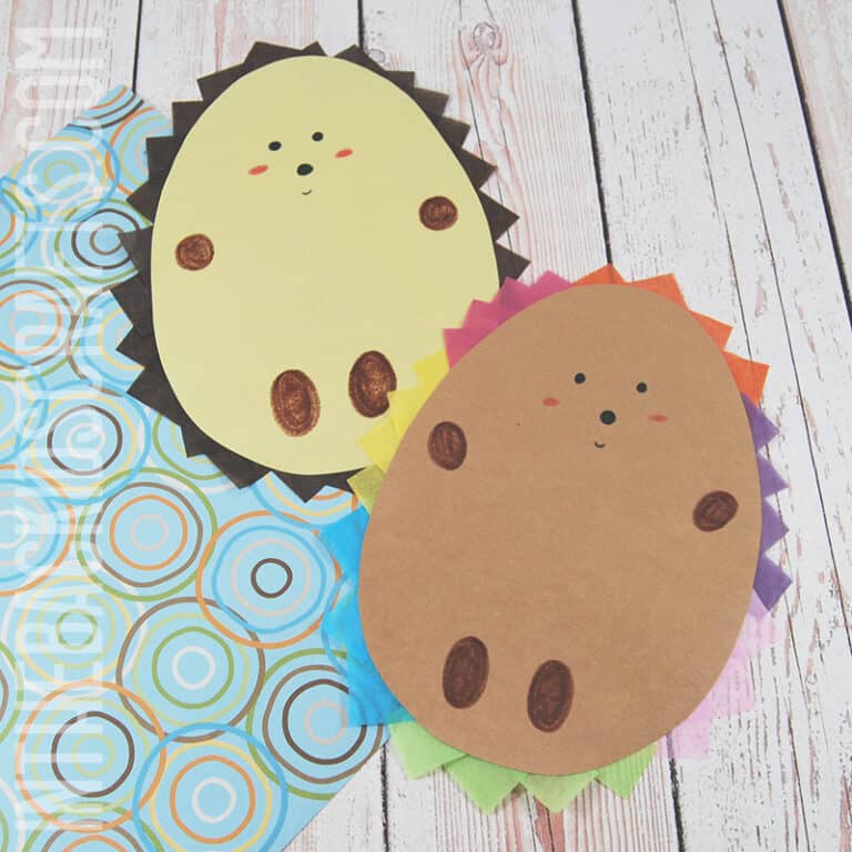 Hedgehog Craft for Kids