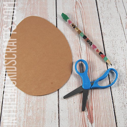 Hedgehog Craft Step 1