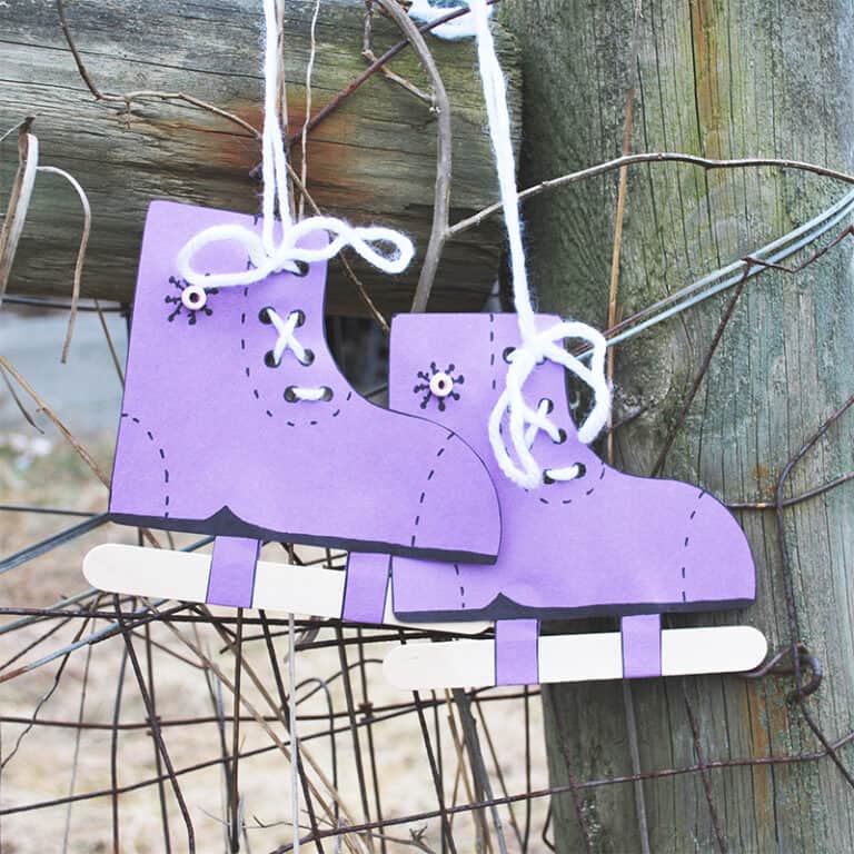 Ice Skate Craft for Kids
