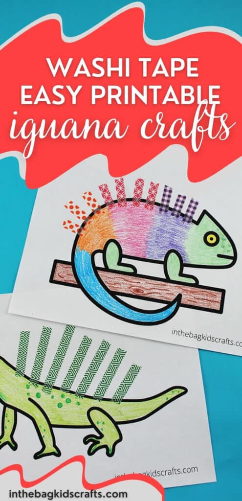 iguana coloring pages 