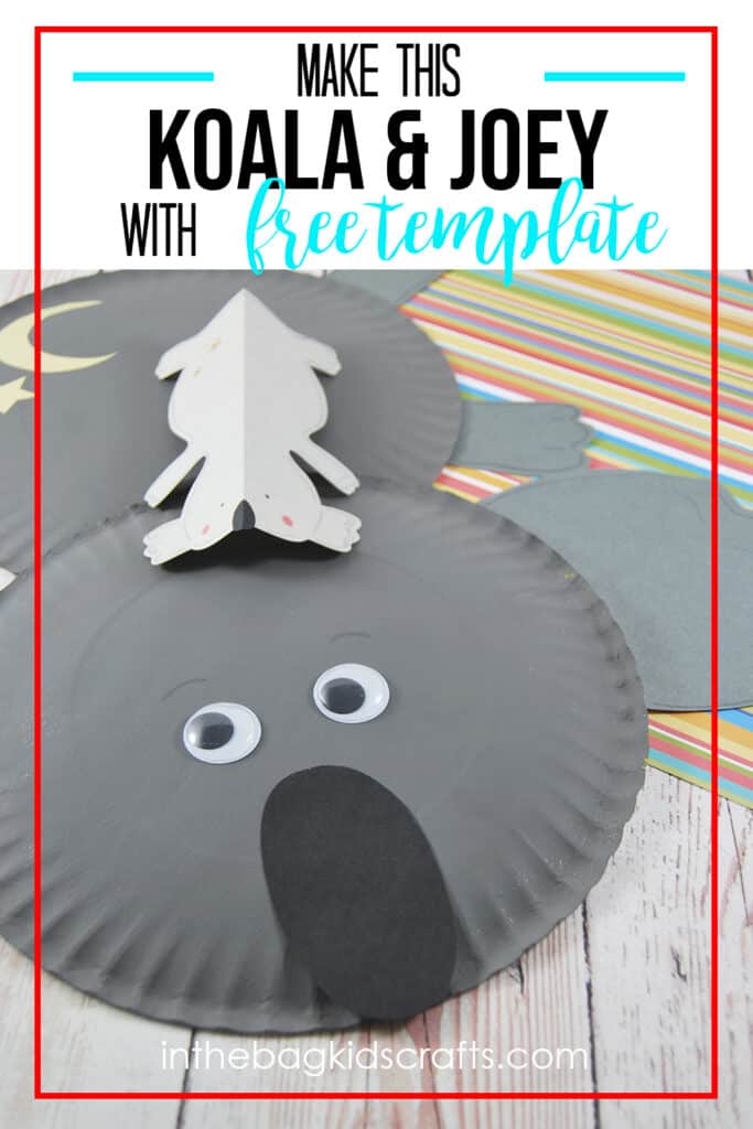 paper plate koala craft for kids to make 