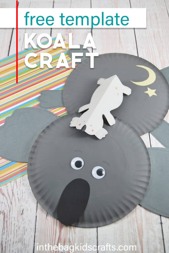 Koala Craft for Kids made from paper plates 