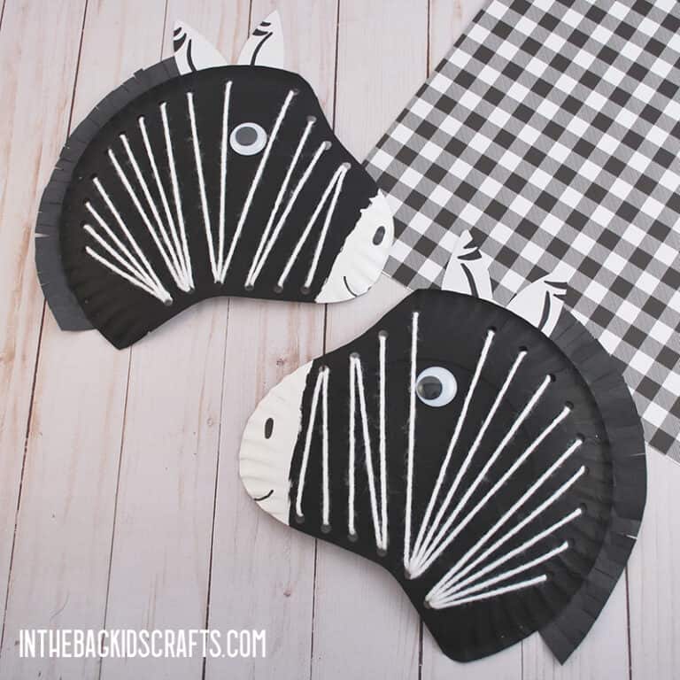EASY ZEBRA CRAFT FOR KIDS