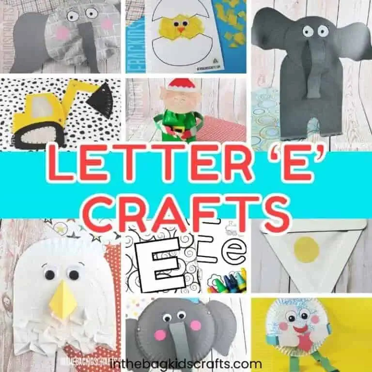 letter E craft ideas for kids