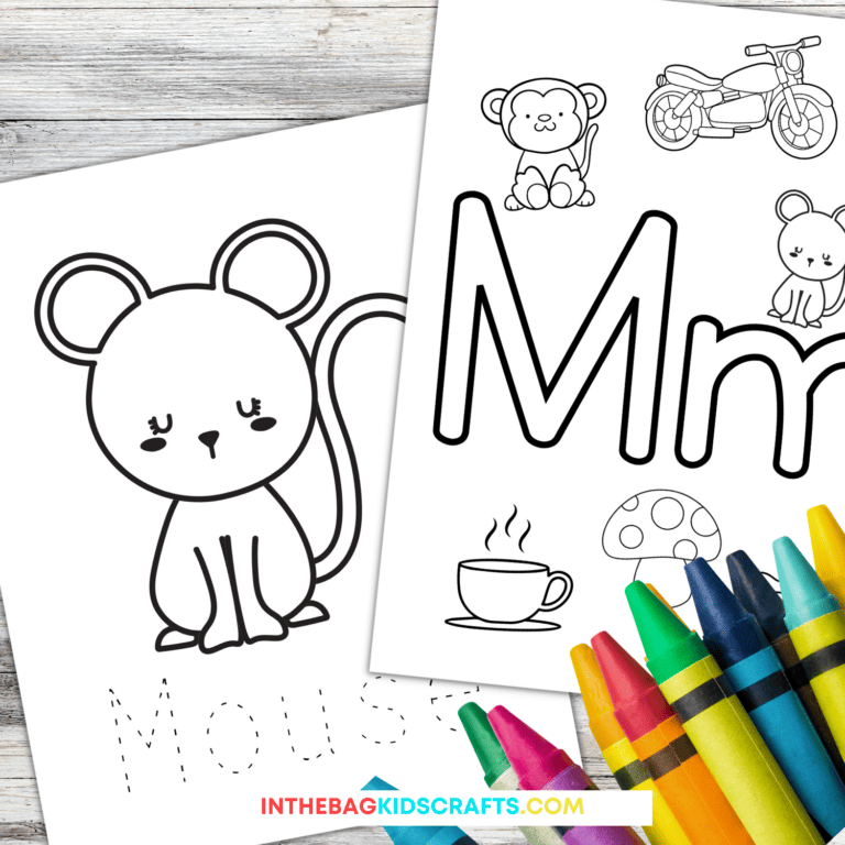 Alphabet Coloring Pages Letter M Coloring Pages for kids