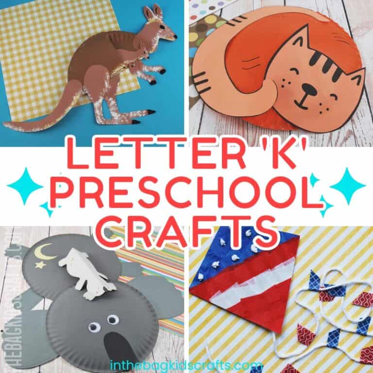 Letter K crafts for preschoolers