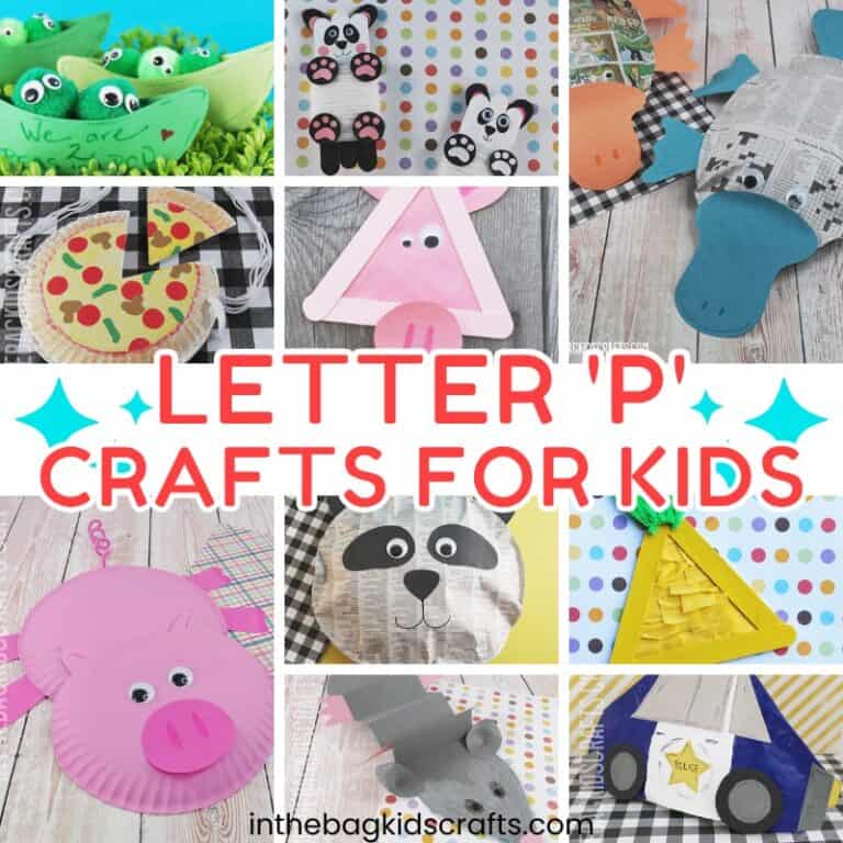 letter P crafts for kids