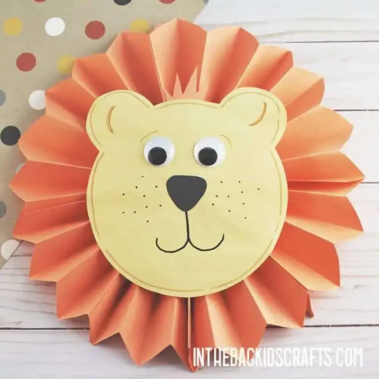 EASY LION CRAFT FOR KIDS