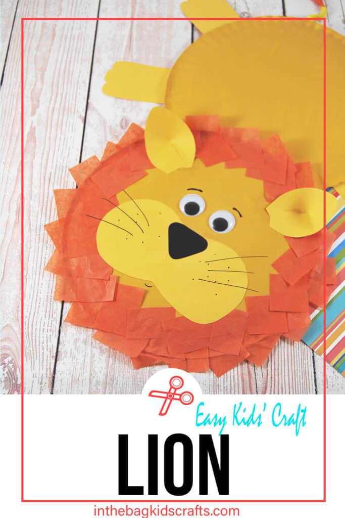 Paper Plate Lion Craft 