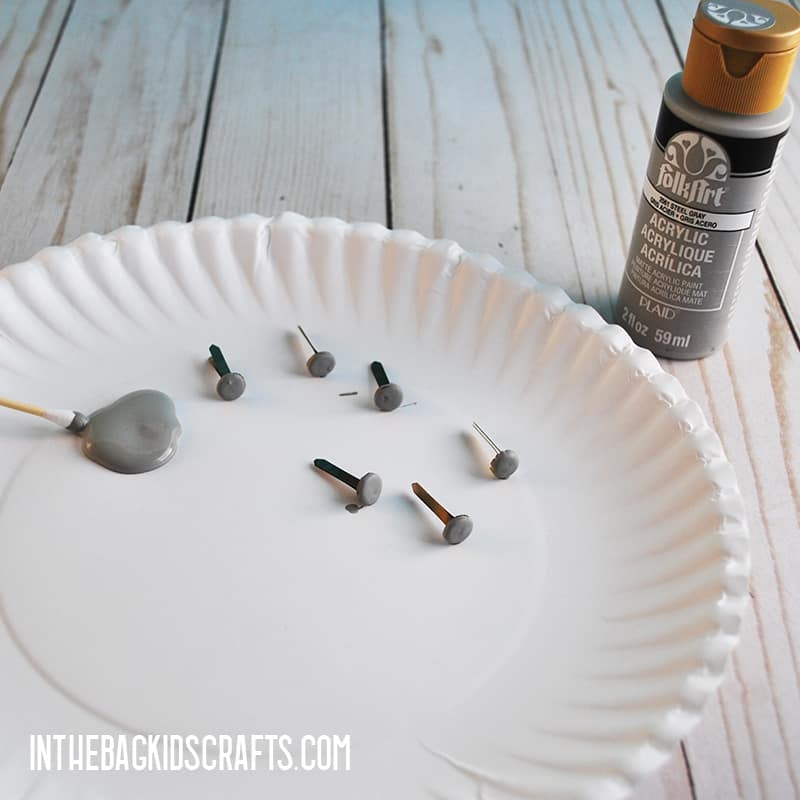 DINO CRAFTS OPTIONAL STEP PAINTING METAL BRADS 