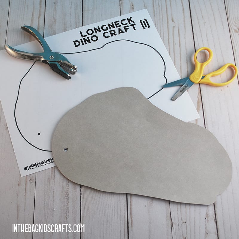 LONGNECK DINO CRAFTS STEP 1