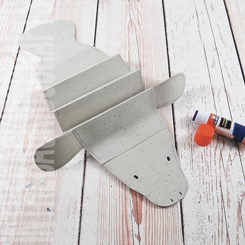Manatee craft for kids step 4