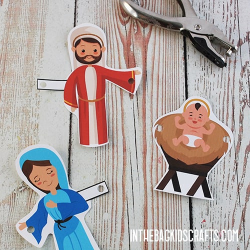 NATIVITY PAPER CRAFT STEP 3