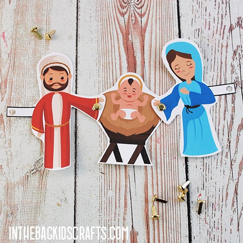 NATIVITY PAPER CRAFT STEP 4