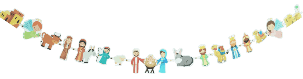 NATIVITY PAPER CRAFT BANNER 