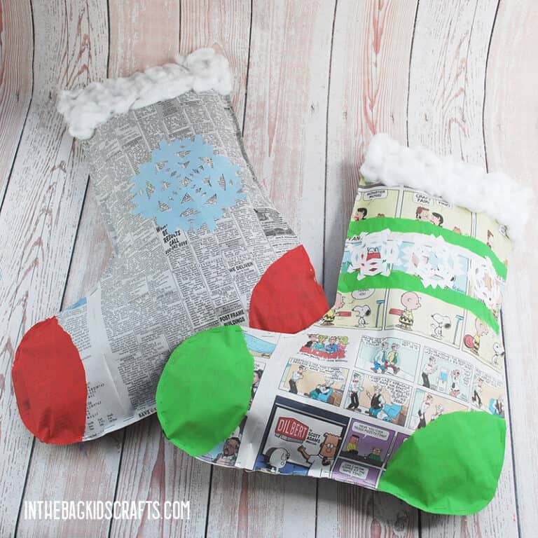 CHRISTMAS STOCKING ARTS AND CRAFTS