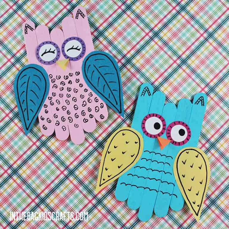 EASY OWL CRAFT FOR PRESCHOOLERS