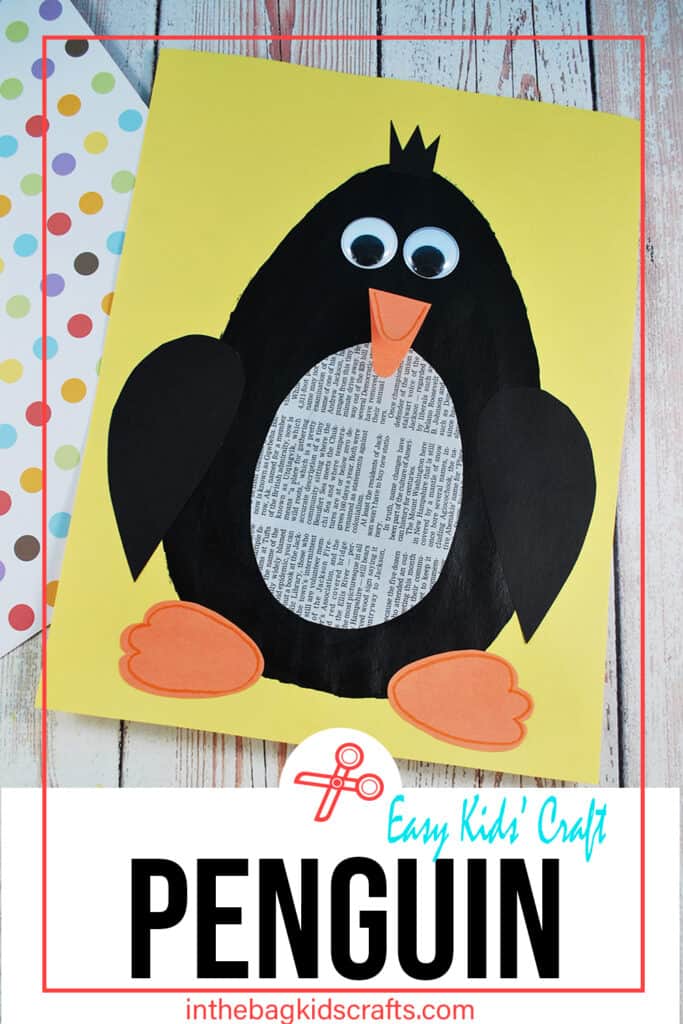 PENGUIN CRAFT TEMPLATE EASY KIDS CRAFT 