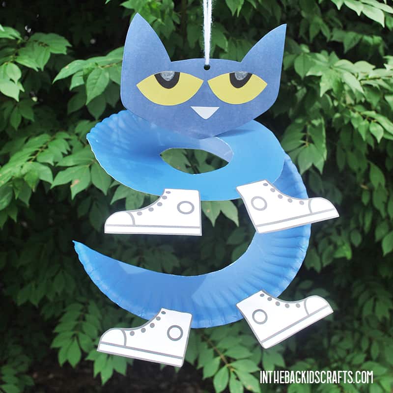 PETE THE CAT PAPER PLATE CRAFT